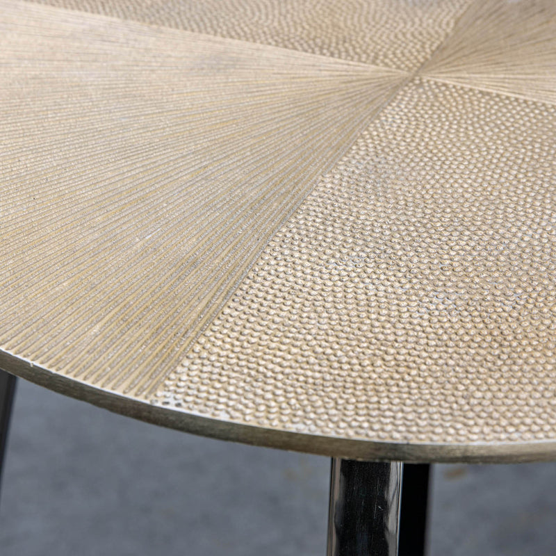Gallery Interiors Carmel Side Table Gold