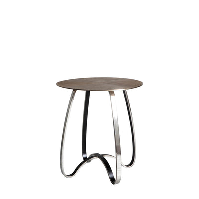 Gallery Interiors Carmel Side Table Gold