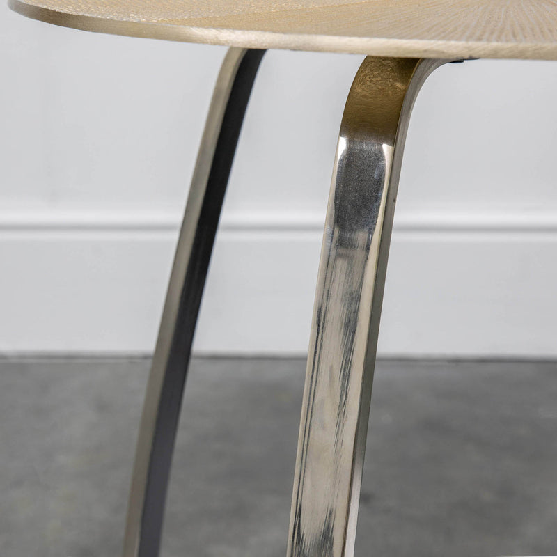 Gallery Interiors Carmel Side Table Gold