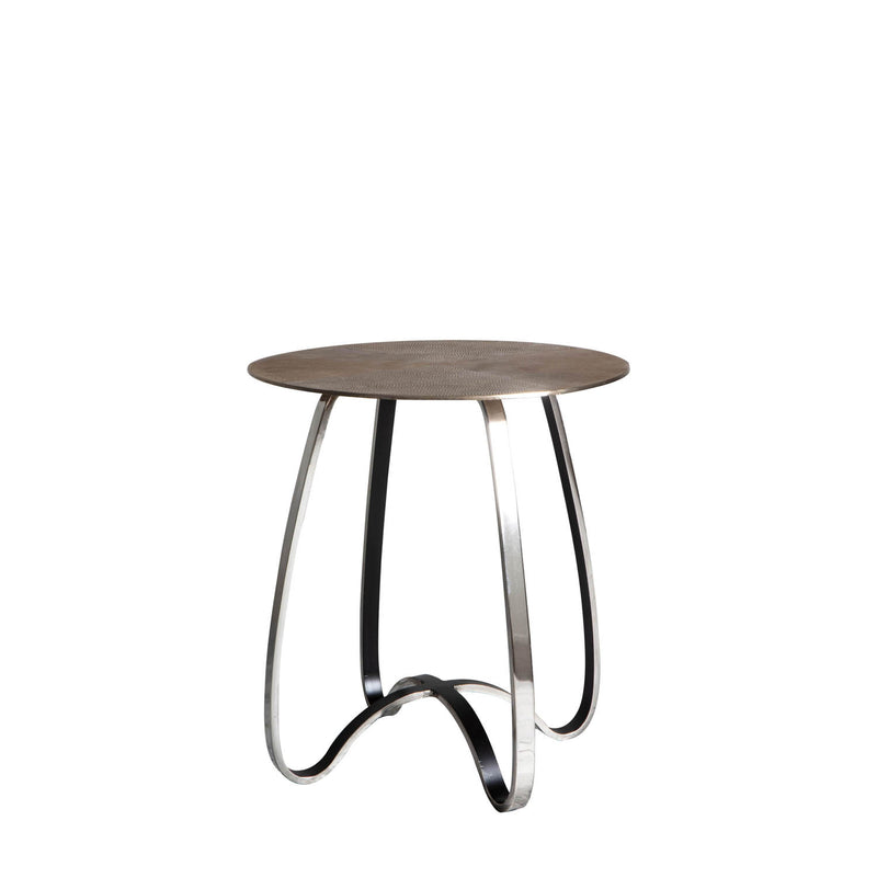 Gallery Interiors Carmel Side Table Gold