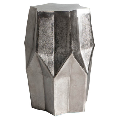 Gallery Interiors Britton Side Table Silver