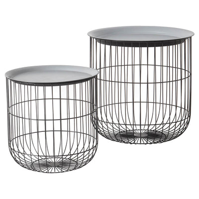 Gallery Interiors Barton Nest Of 2 Side Tables