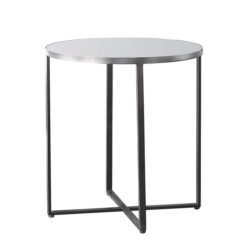 Gallery Interiors Torrance Side Table Silver