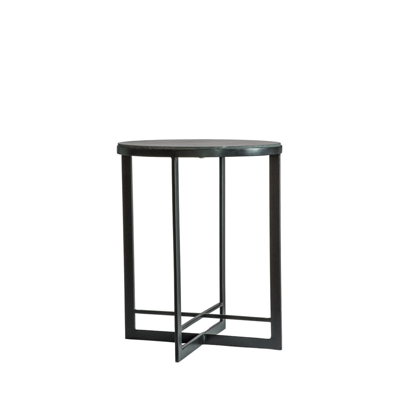 Gallery Interiors Necton Side Table Black
