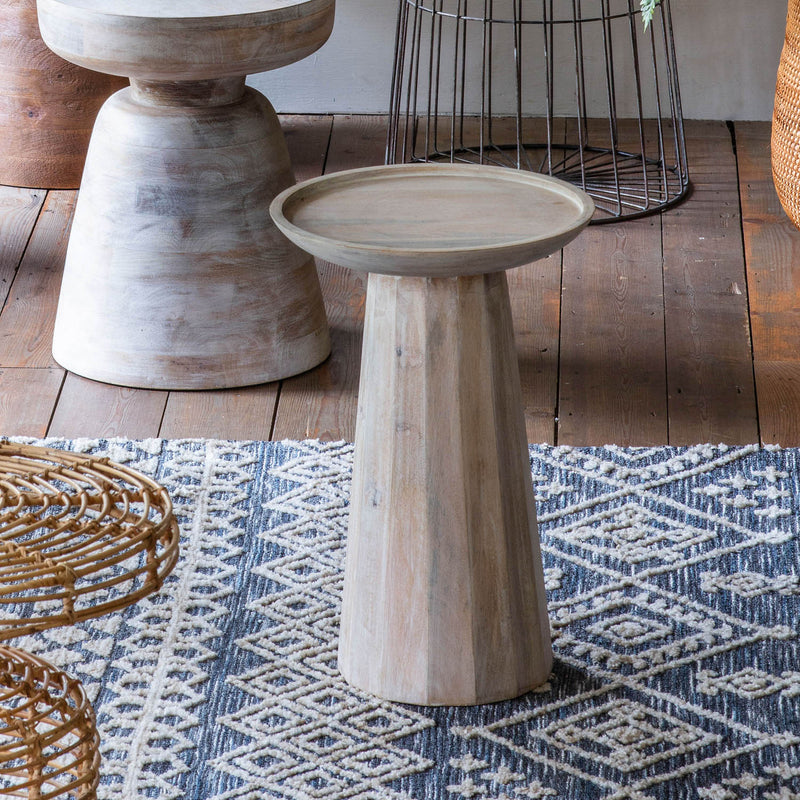 Gallery Interiors Danaway Side Table White Wash