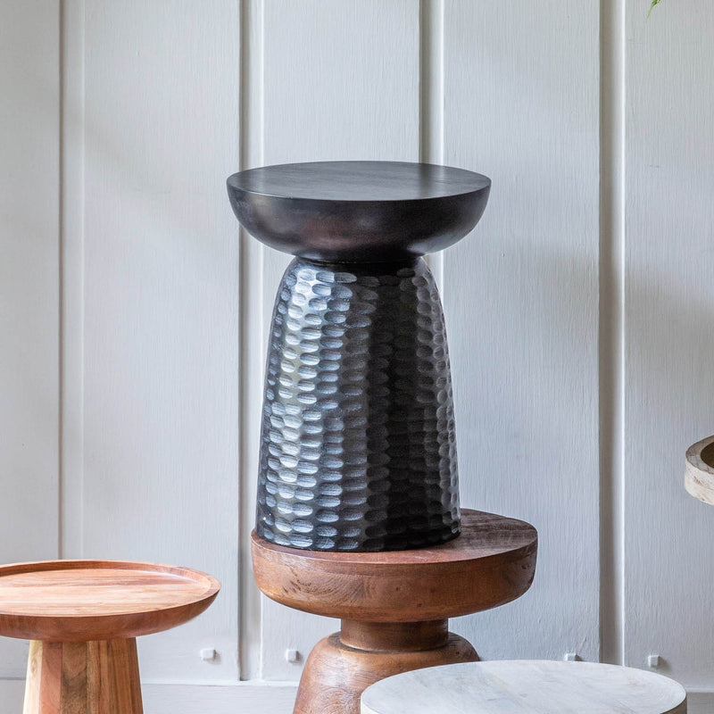 Gallery Interiors Kennington Side Table Black