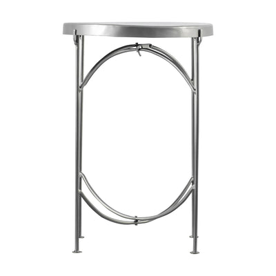 Gallery Interiors Limerick Side Table Nickel