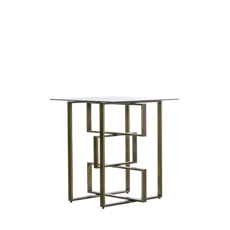 Gallery Interiors Thornton Side Table Bronze
