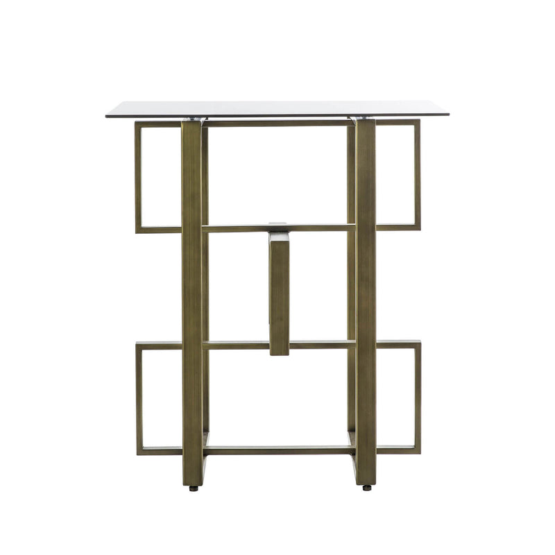 Gallery Interiors Thornton Side Table Bronze