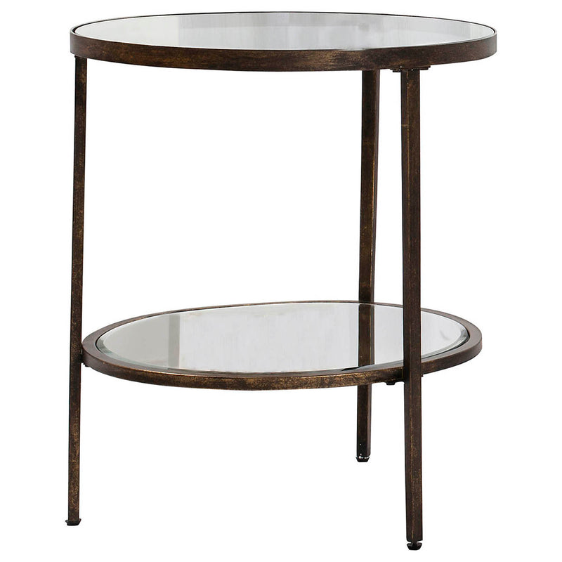 Gallery Interiors Hudson Side Table Bronze