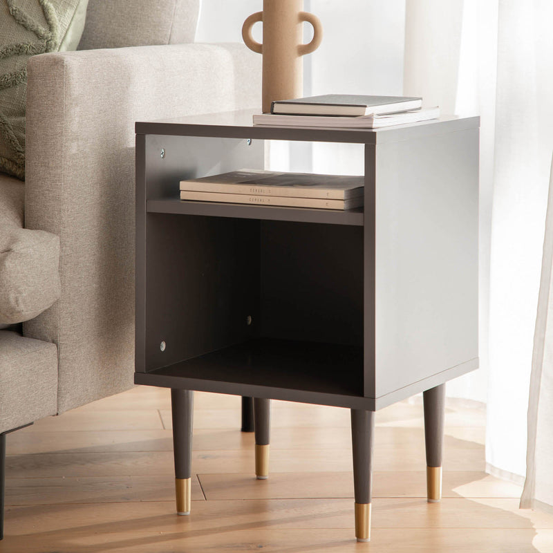 Gallery Interiors Holbrook Side Table Grey