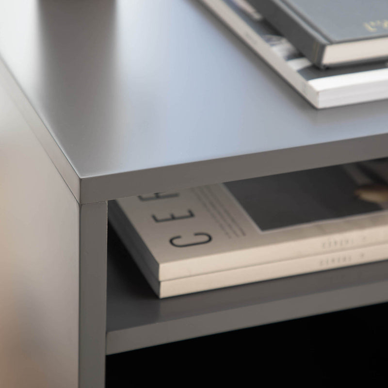 Gallery Interiors Holbrook Side Table Grey