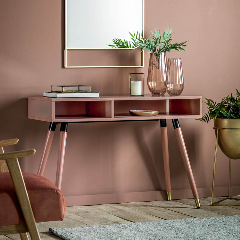 Gallery Interiors Holbrook Console Table Pink