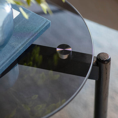 Gallery Interiors Moran Side Table Black