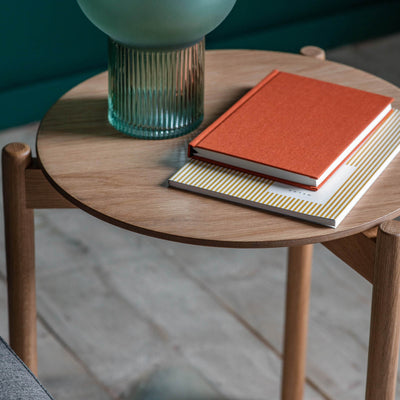 Gallery Interiors Burley Side Table Oak