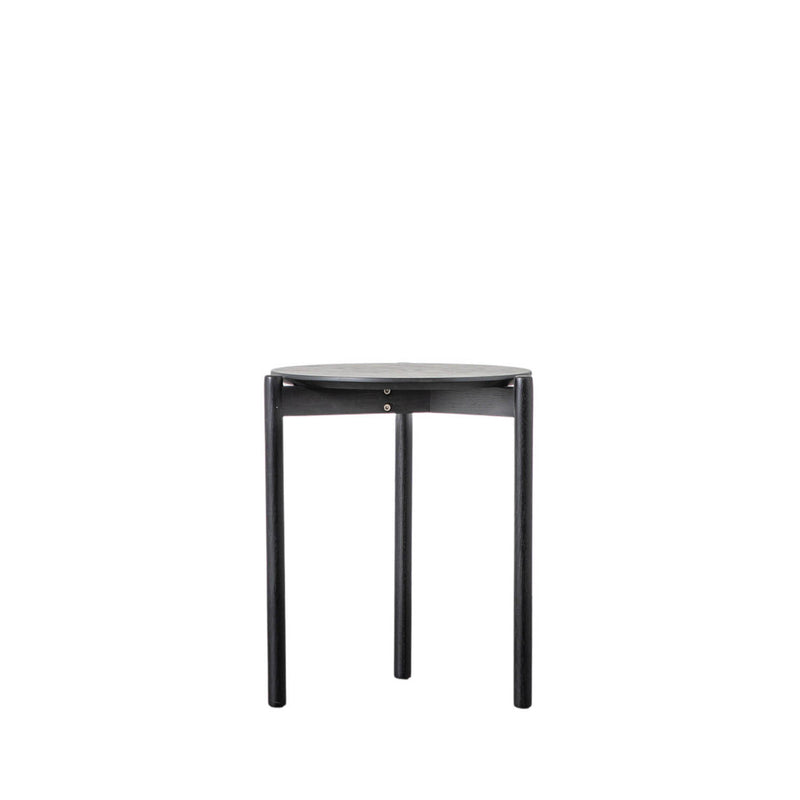 Gallery Interiors Burley Side Table Black