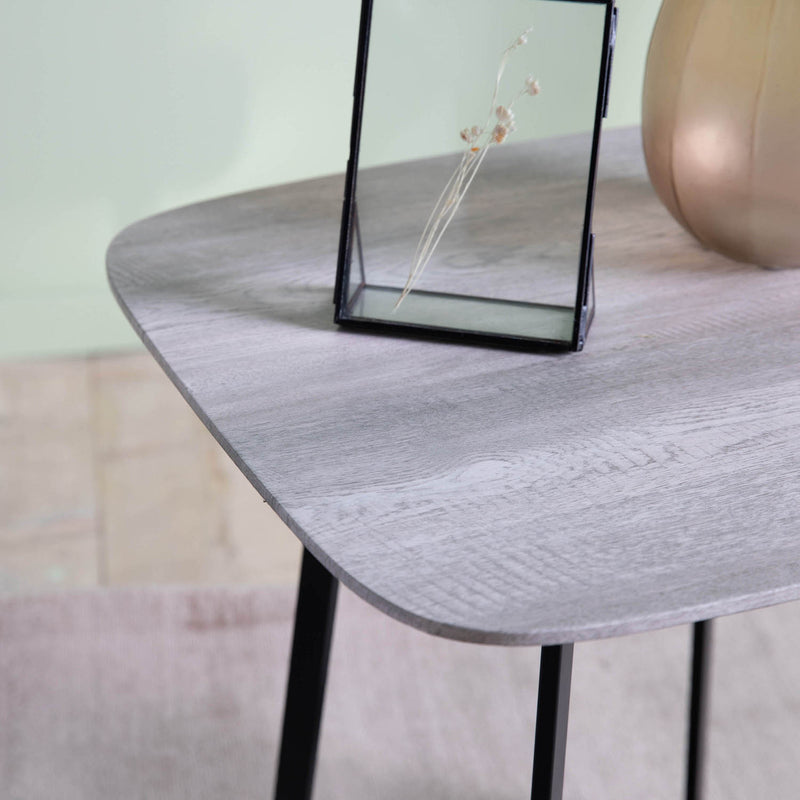 Gallery Interiors Finsbury Side Table Light Oak