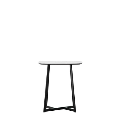 Gallery Interiors Finsbury Side Table White Marble
