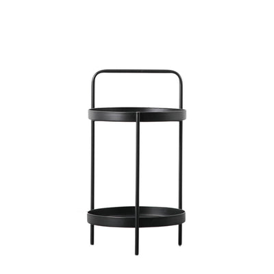 Gallery Interiors Sennen Side Table Black