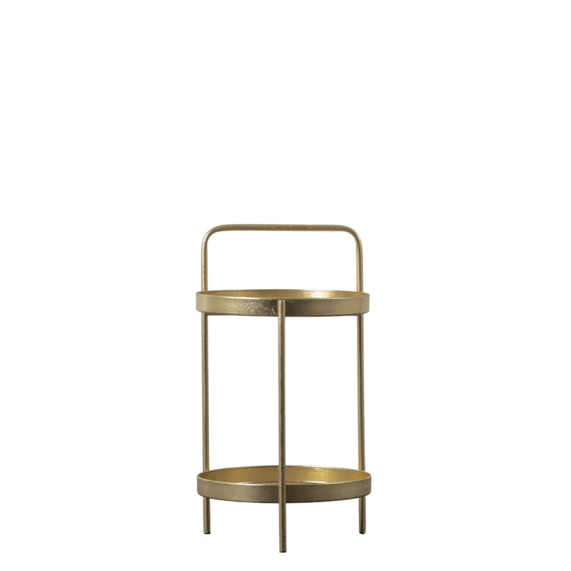 Gallery Interiors Sennen Side Table Gold