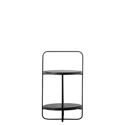 Gallery Interiors Dunley Side Table Black