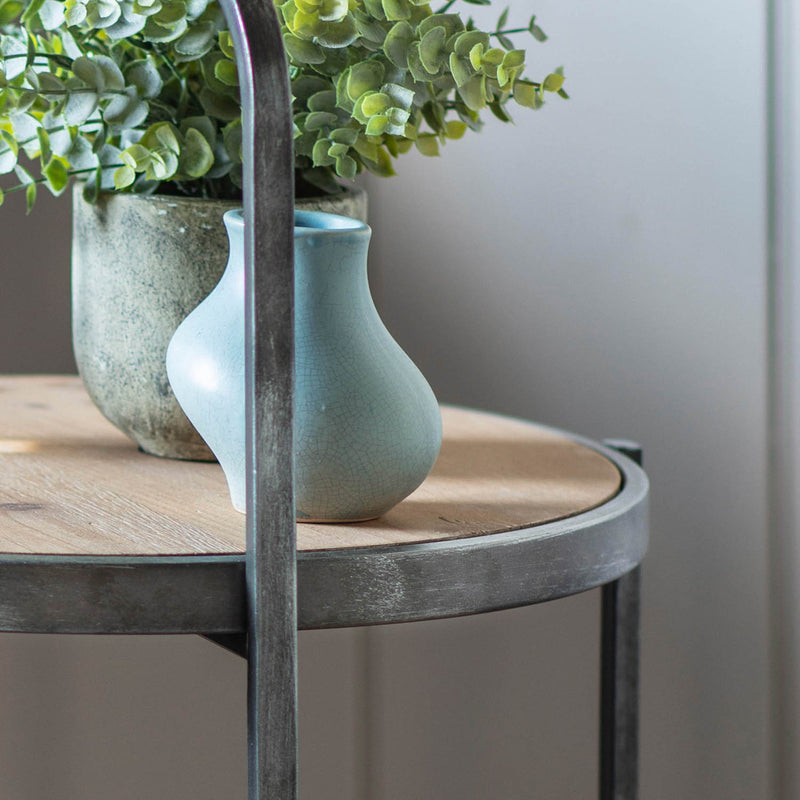 Gallery Interiors Dunley Side Table Oak