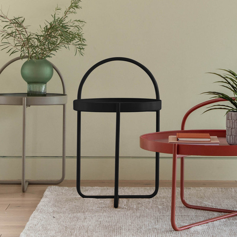 Gallery Interiors Melbury Side Table Black