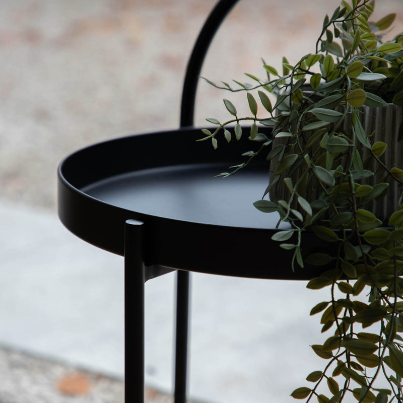 Gallery Interiors Melbury Side Table Black