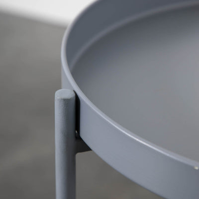 Gallery Interiors Melbury Side Table Grey