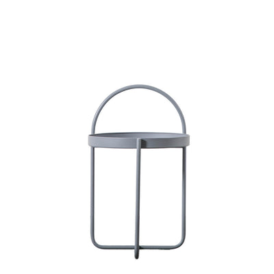 Gallery Interiors Melbury Side Table Grey