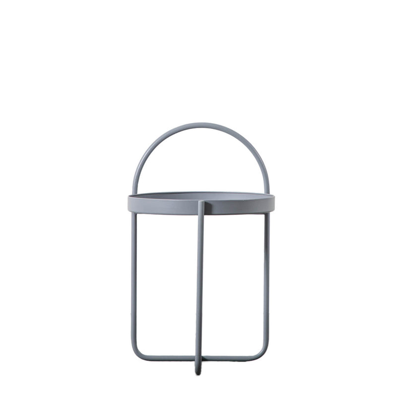 Gallery Interiors Melbury Side Table Grey