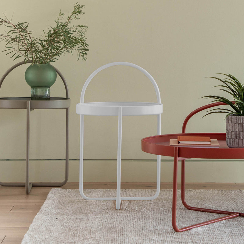 Gallery Interiors Melbury Side Table White
