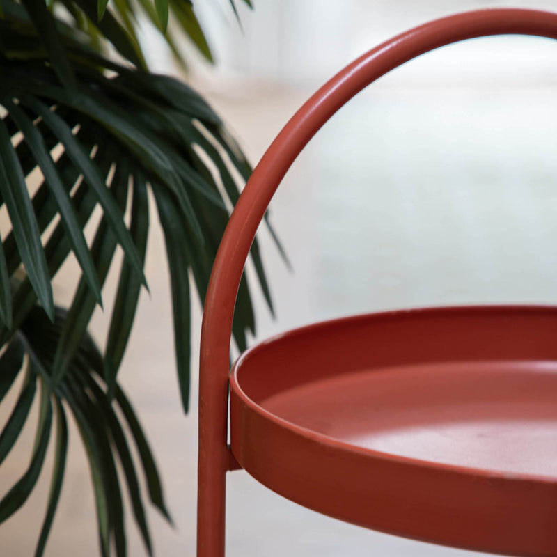 Gallery Interiors Melbury Side Table Coral