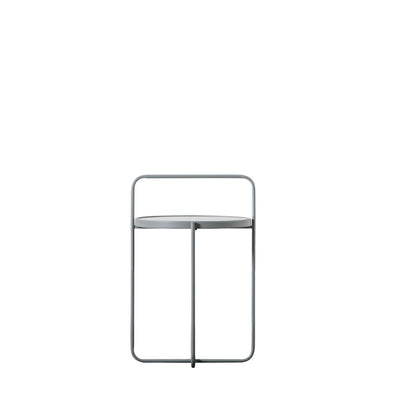 Gallery Interiors Fawley Side Table Grey