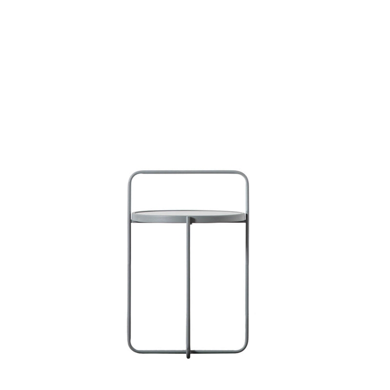Gallery Interiors Fawley Side Table Grey