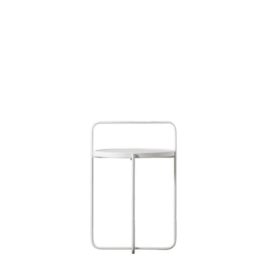 Gallery Interiors Fawley Side Table White