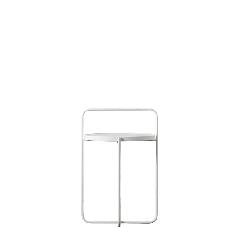 Gallery Interiors Fawley Side Table White