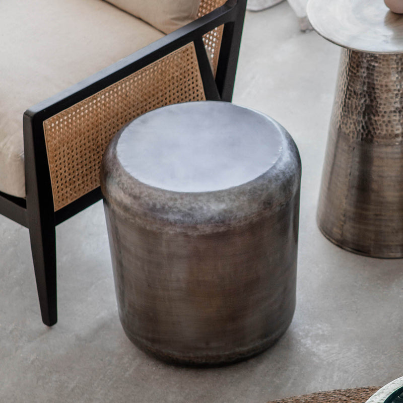 Gallery Interiors Tenison Side Table Antique Grey