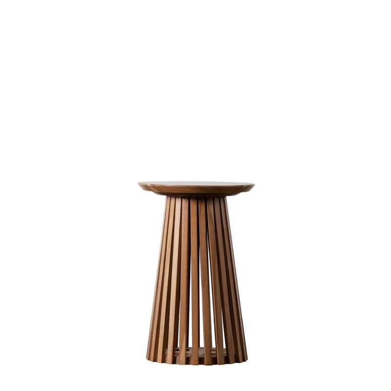 Gallery Interiors Brookland Slatted Side Table