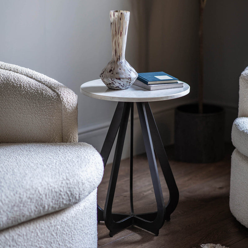 Gallery Interiors Moorgate Side Table Black