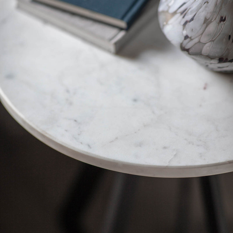 Gallery Interiors Moorgate Side Table Black