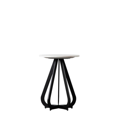 Gallery Interiors Moorgate Side Table Black