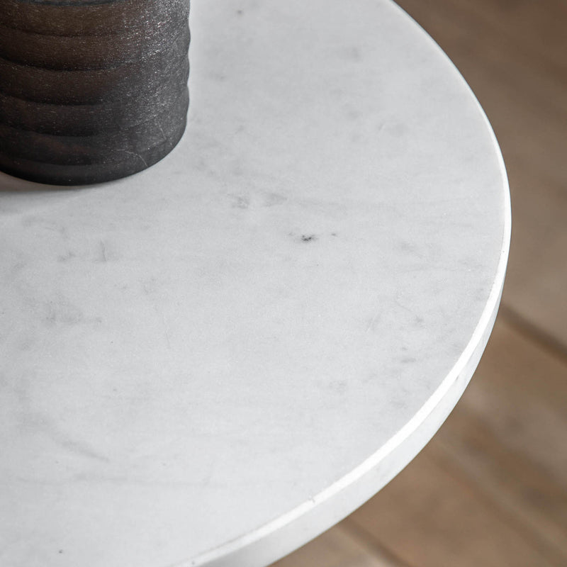 Gallery Interiors Moorgate Side Table Gold