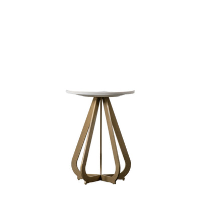 Gallery Interiors Moorgate Side Table Gold