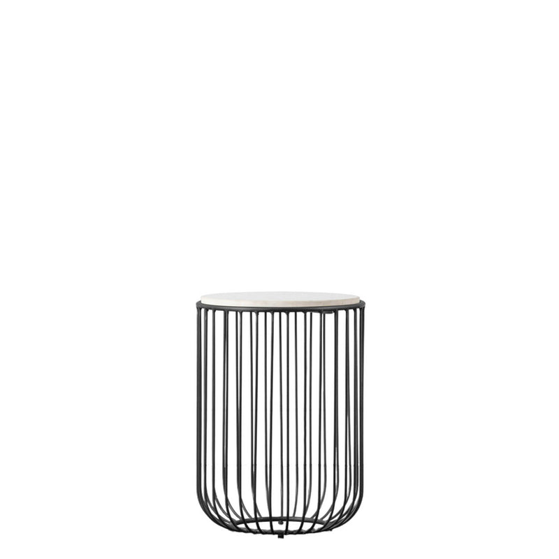 Gallery Interiors Riley Side Table Black