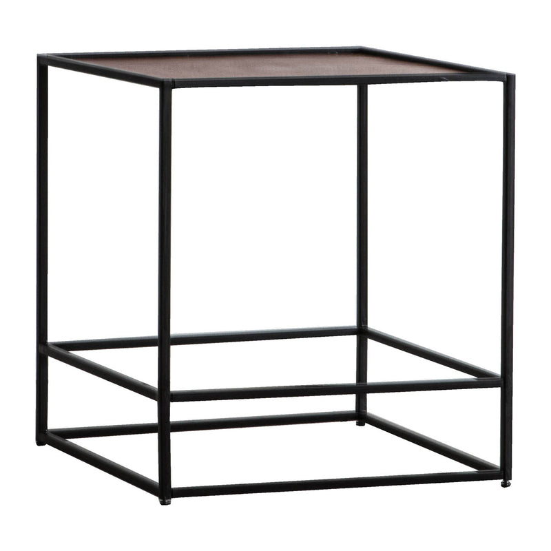 Gallery Interiors Hadston Side Table Antique Copper