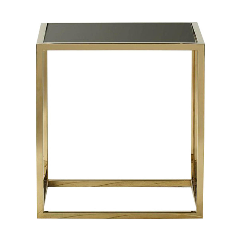 Gallery Interiors Santorini Side Table Gold