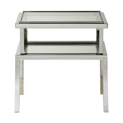 Gallery Interiors Salerno Side Table Silver