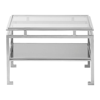 Gallery Interiors Cosenza Side Table Silver