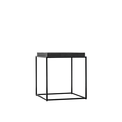 Gallery Interiors Forden Tray Side Table Black